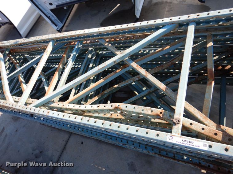 image for item KW9460 (12) 30" x 10' pallet racking uprights