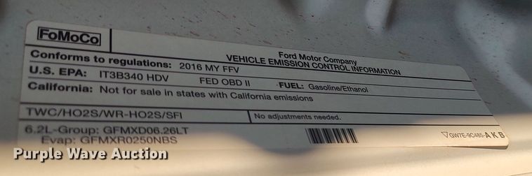 image for item LK9875 2016 Ford F250 Super Duty  Crew Cab pickup truck