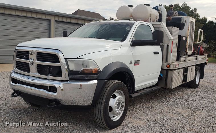 image for item LK9891 2012 Dodge Ram 5500HD  vacuum truck