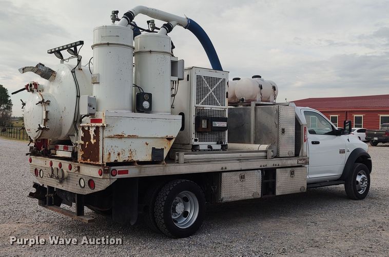 image for item LK9891 2012 Dodge Ram 5500HD  vacuum truck