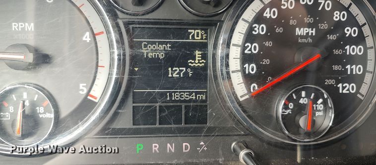 image for item LK9891 2012 Dodge Ram 5500HD  vacuum truck