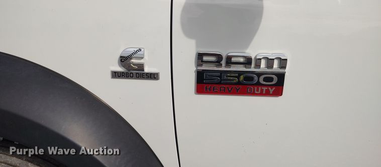 image for item LK9891 2012 Dodge Ram 5500HD  vacuum truck