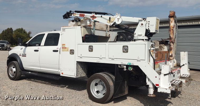 image for item LK9892 2015 Dodge Ram 5500HD  utility / service truck