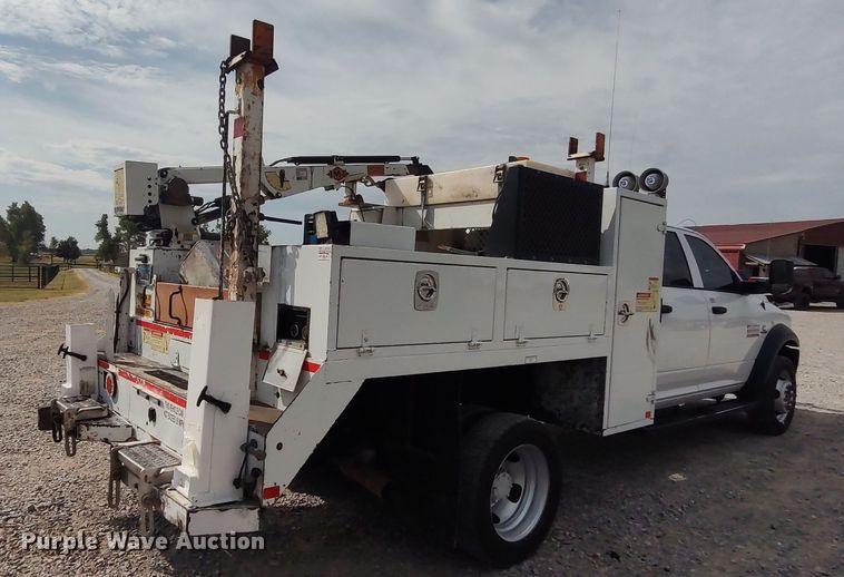 image for item LK9892 2015 Dodge Ram 5500HD  utility / service truck