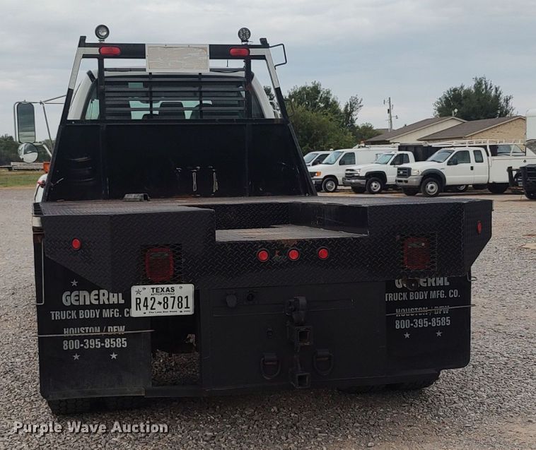 image for item LK9893 2011 Ford F650 Super Duty  flatbed truck