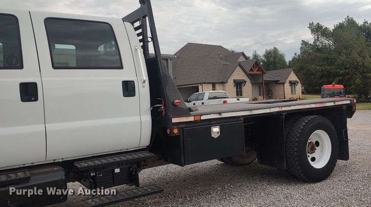image for item LK9893 2011 Ford F650 Super Duty  flatbed truck