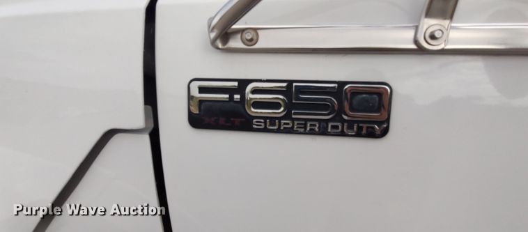 image for item LK9893 2011 Ford F650 Super Duty  flatbed truck