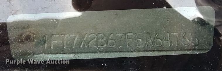 image for item LK9895 2015 Ford F250 Super Duty  SuperCab pickup truck