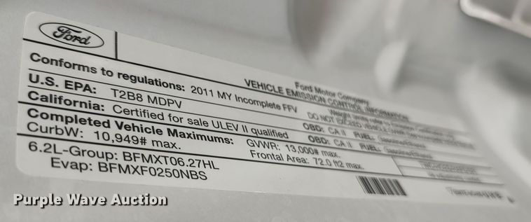 image for item LK9903 2011 Ford F250  Super Duty  utility bed pickup truck