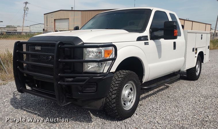 image for item LK9904 2015 Ford F250  Super Duty  SuperCab utility bed pickup truck