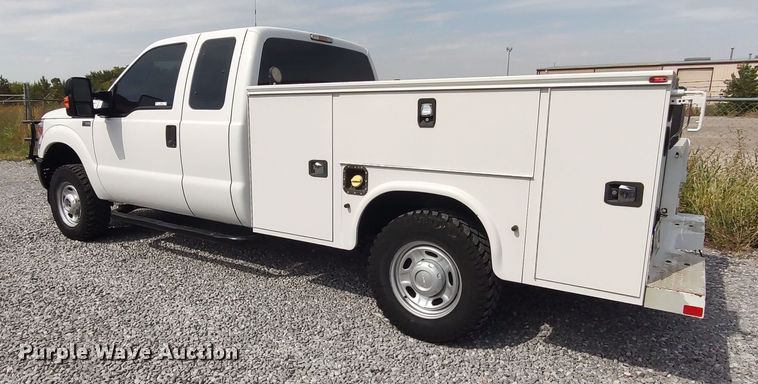 image for item LK9904 2015 Ford F250  Super Duty  SuperCab utility bed pickup truck