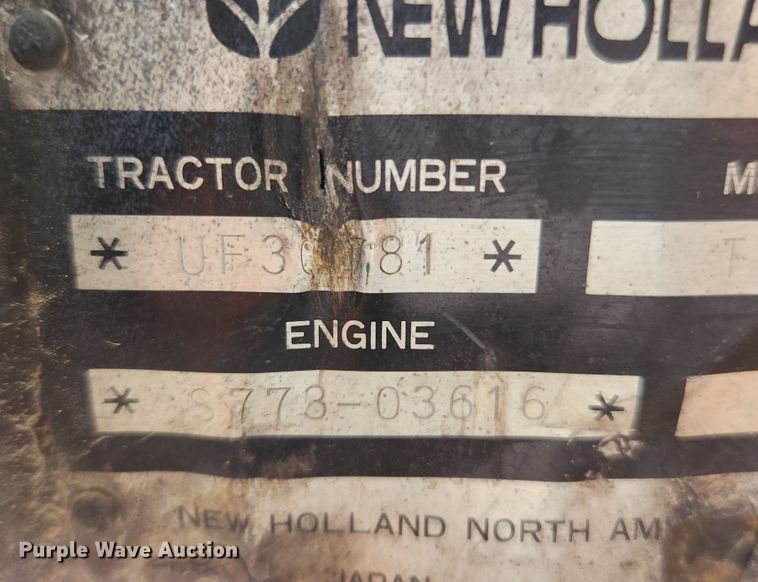 image for item MK9381 1999 New Holland TC21D  MFWD tractor