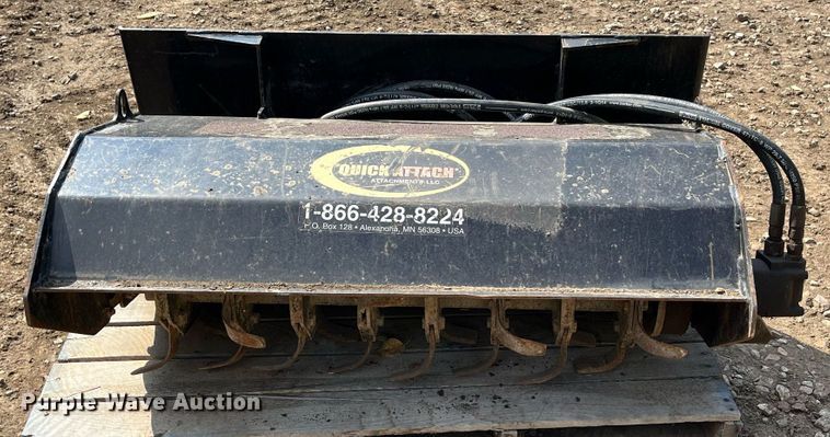 image for item MN9299 Quick Attach  42"W skid steer tiller