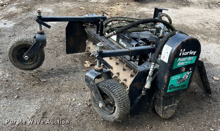 image for item MN9300 Harley M-4  skid steer power rake