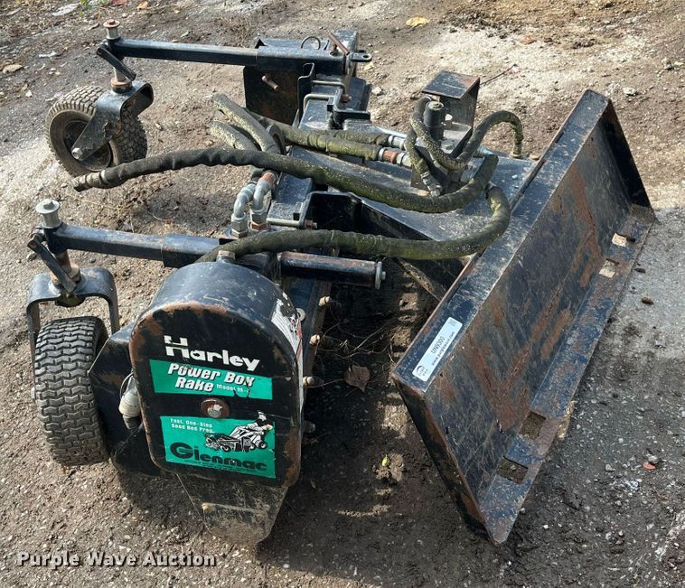 image for item MN9300 Harley M-4  skid steer power rake