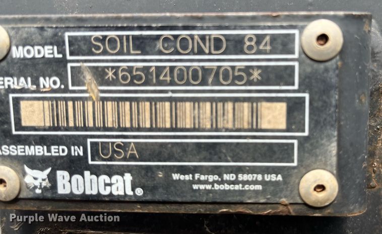 image for item MN9301 Bobcat  84"W skid steer soil conditioner