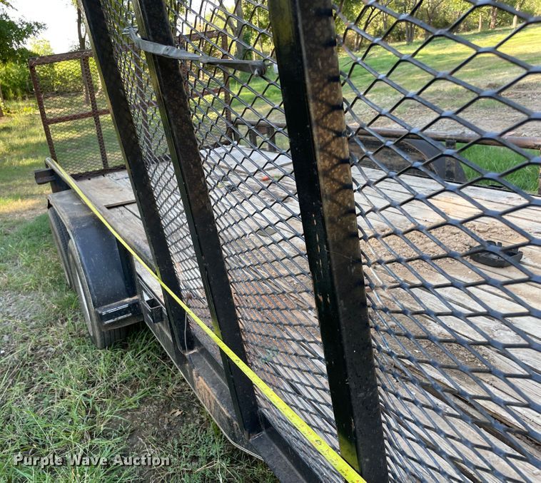 image for item MR9389 Texas Bragg  utility trailer