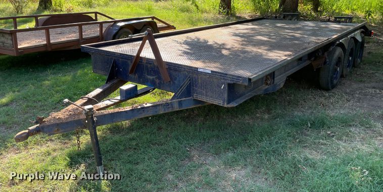 image for item MR9391 Shop built  equipment trailer