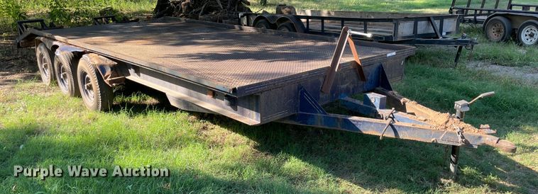 image for item MR9391 Shop built  equipment trailer