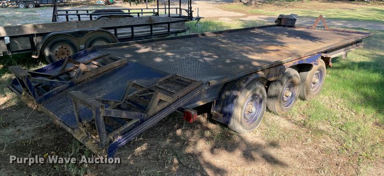 image for item MR9391 Shop built  equipment trailer