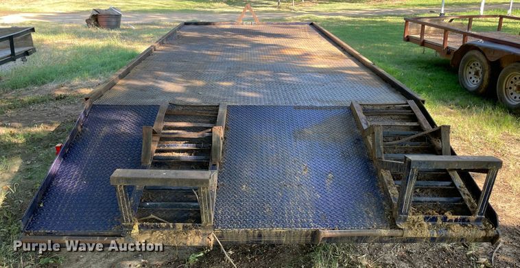 image for item MR9391 Shop built  equipment trailer