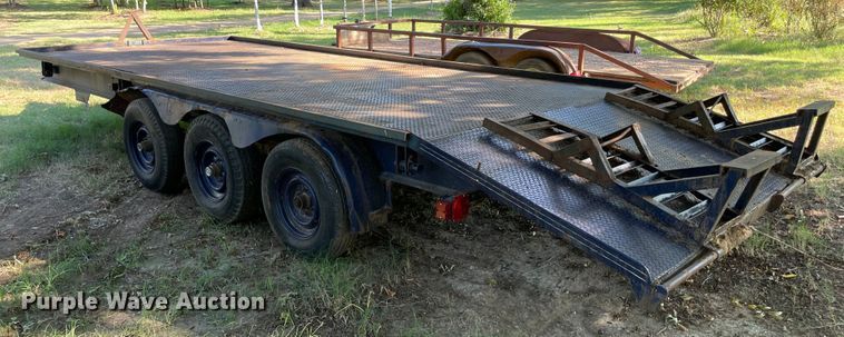 image for item MR9391 Shop built  equipment trailer