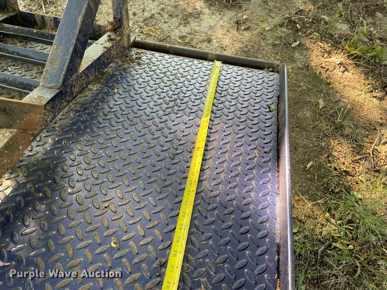 image for item MR9391 Shop built  equipment trailer