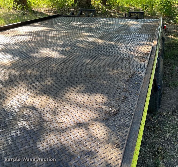 image for item MR9391 Shop built  equipment trailer