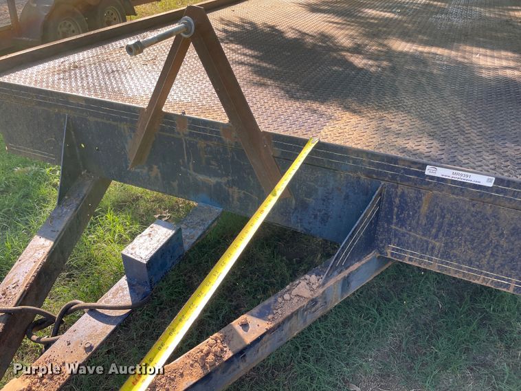 image for item MR9391 Shop built  equipment trailer