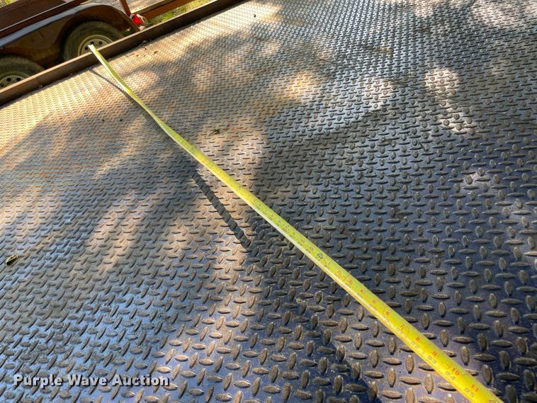 image for item MR9391 Shop built  equipment trailer