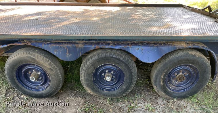 image for item MR9391 Shop built  equipment trailer