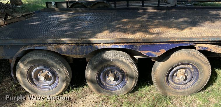 image for item MR9391 Shop built  equipment trailer