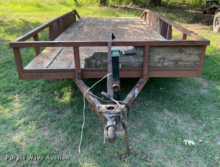 image for item MR9392 Shop built  utility trailer