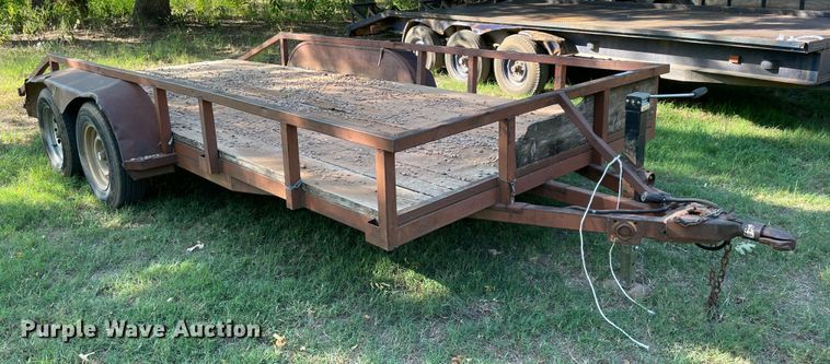 image for item MR9392 Shop built  utility trailer