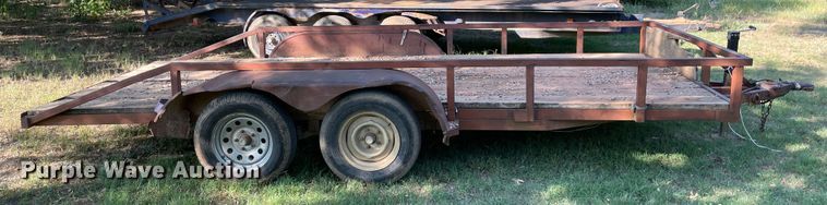 image for item MR9392 Shop built  utility trailer