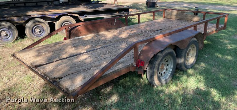 image for item MR9392 Shop built  utility trailer
