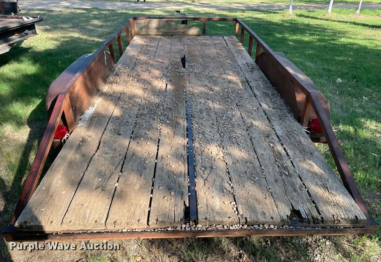 image for item MR9392 Shop built  utility trailer