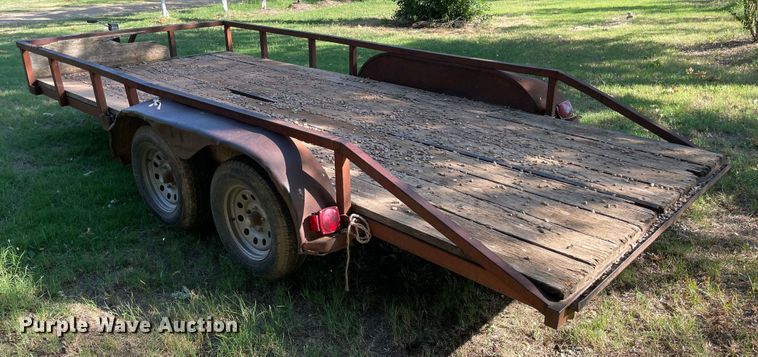 image for item MR9392 Shop built  utility trailer