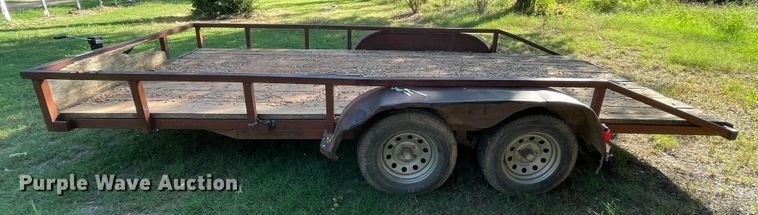 image for item MR9392 Shop built  utility trailer