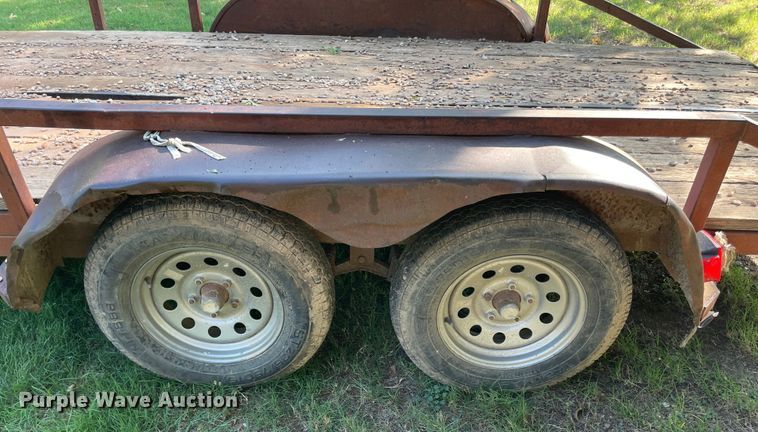 image for item MR9392 Shop built  utility trailer