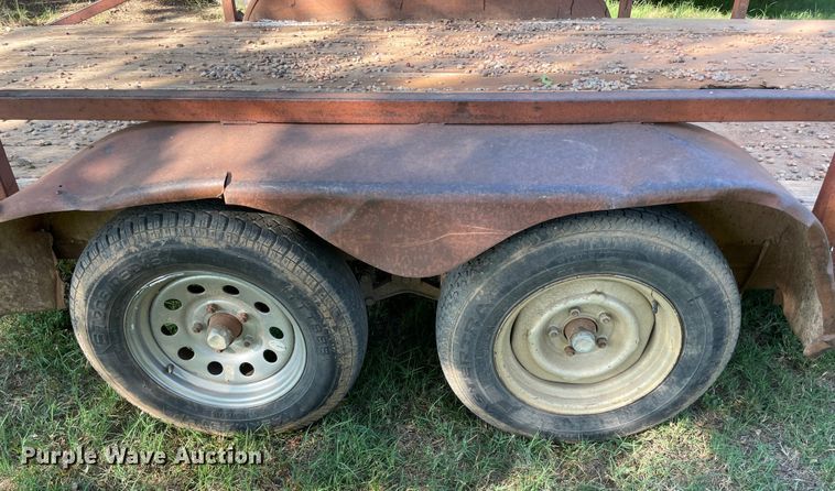 image for item MR9392 Shop built  utility trailer