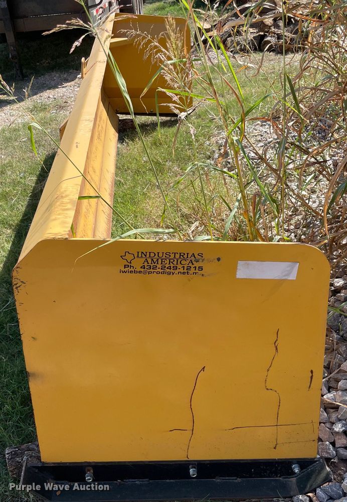 image for item MR9422 Industrias America SP12  skid steer snow pusher