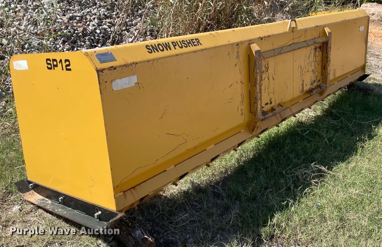 image for item MR9422 Industrias America SP12  skid steer snow pusher