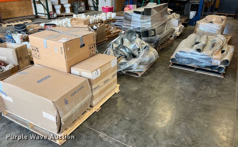 image for item MR9831 (6) pallets of HVAC parts