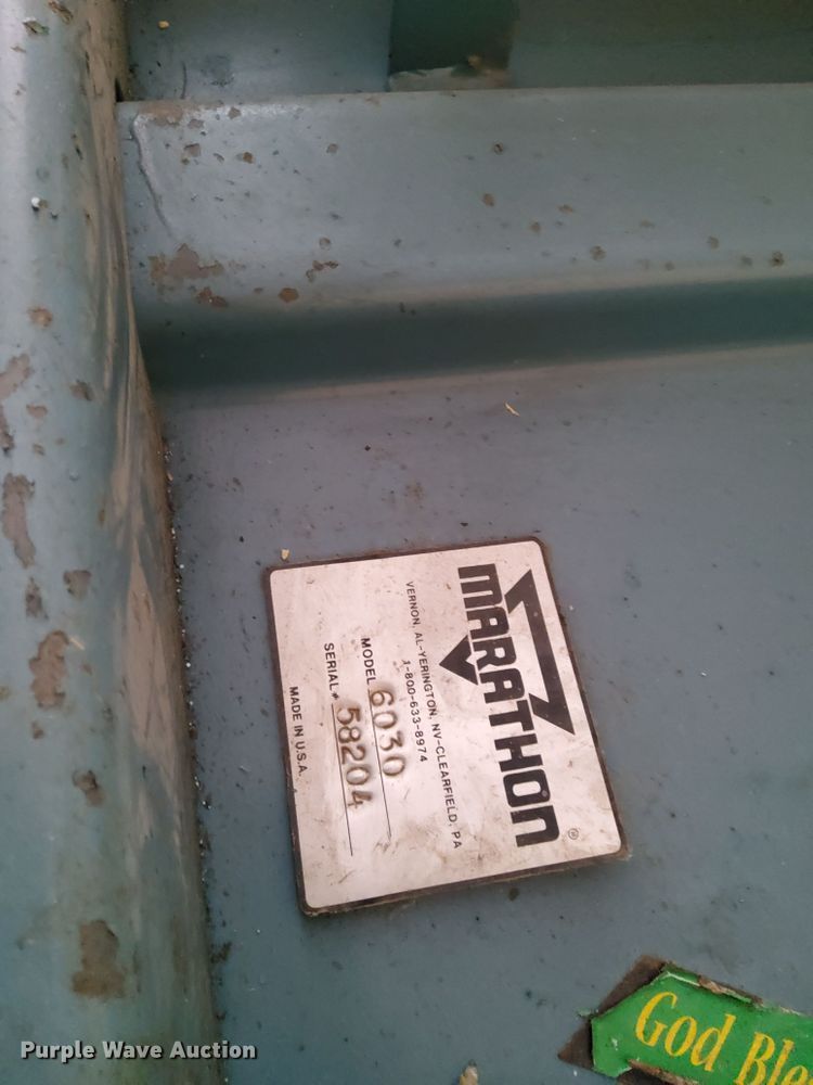 image for item MR9929 Marathon 6030  cardboard baler