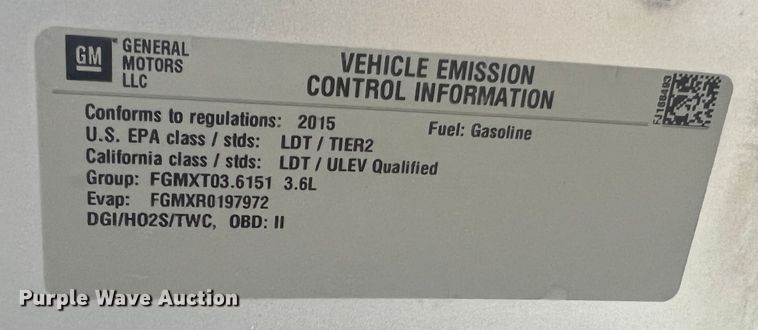 image for item MR9943 2015 Buick Enclave  SUV