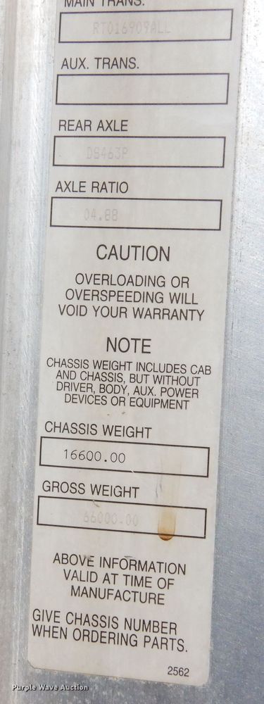 image for item DF8124 2001 Kenworth W900  ready mix truck