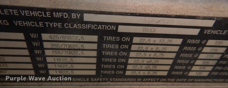 image for item DF8124 2001 Kenworth W900  ready mix truck