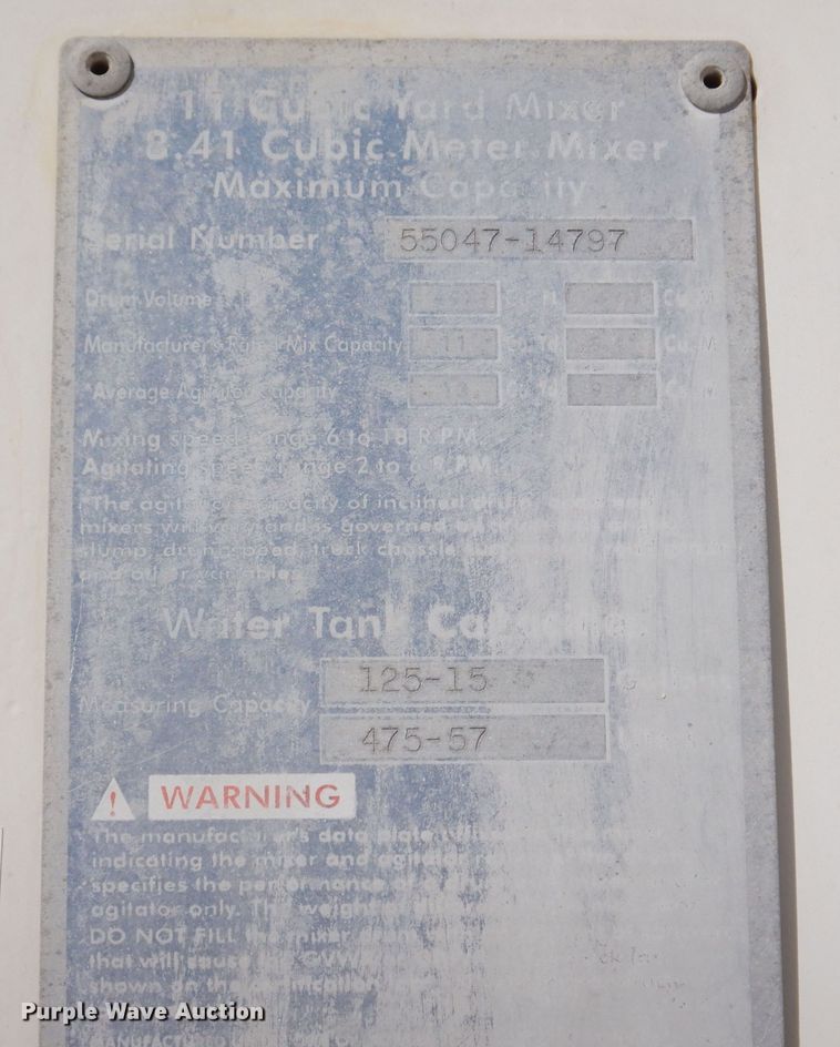 image for item DF8126 2000 International 5500i  ready mix truck