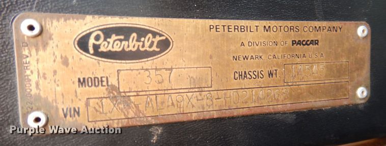 image for item DJ8984 1987 Peterbilt 357  ready mix truck